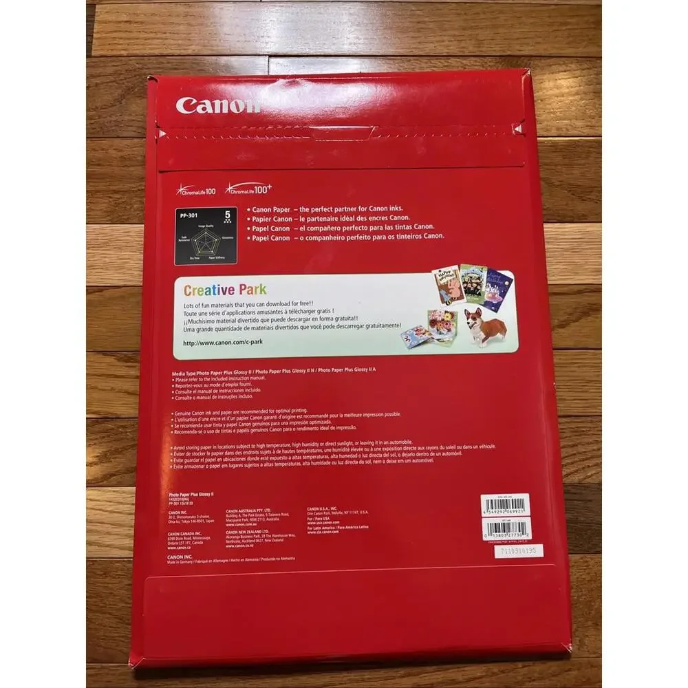 Canon Photo Paper Plus Glossy II 5
